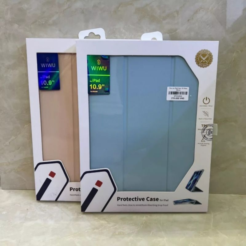 Bao da Tpu chống sốc WIWU Cho ipad gen 10 2022/11 2020/21/22 M1/air 4/5 10.9/Gen 9/8/7 10.2 có khay bút