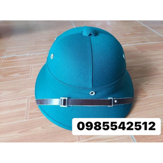 Mũ cứng DQTV nàu xanh có tặng xao