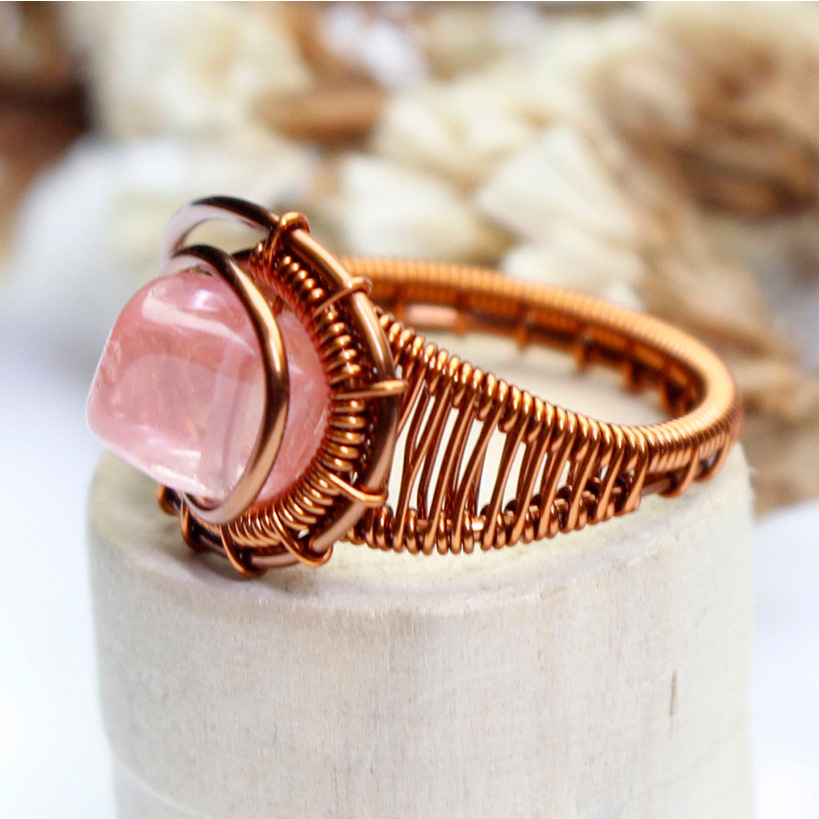 Nhẫn Đá Carnelian Hỗ Trợ Luân Xa Thanh Tẩy & Thiền Định