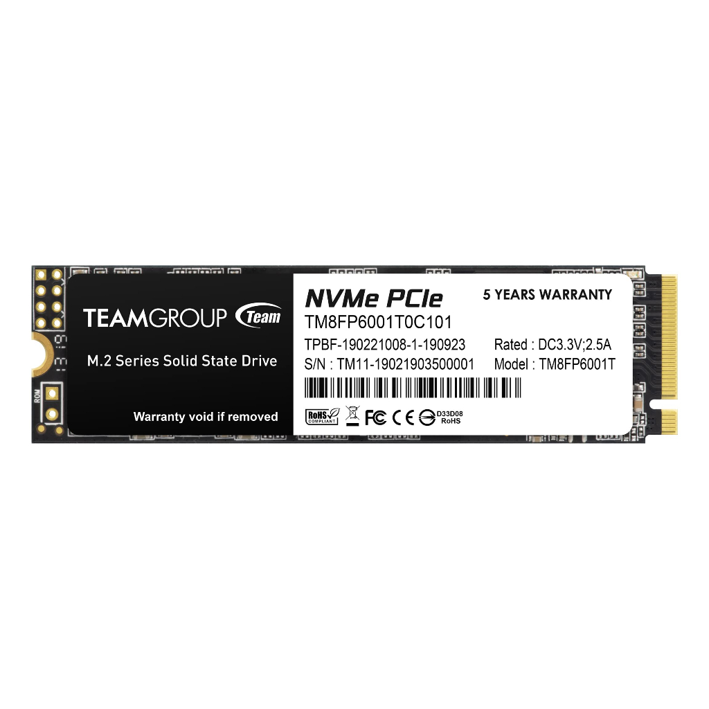 SSD TEAMGROUP MP33 ( 256GB/512GB/1TB ) M.2 2280 PCIe 3x4 SLC Cache 3D NAND TLC NVMe 1.3 - Chính Hãng Bảo Hành 3 Năm