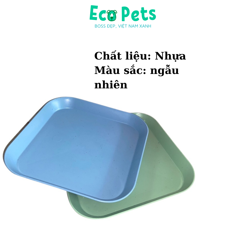 Bát ăn chó mèo ECOPETS chia khẩu phần tiện lợi chén ăn cao cấp chó mèo phụ kiện chén ăn thú cưng  nhỏ gọn an toàn