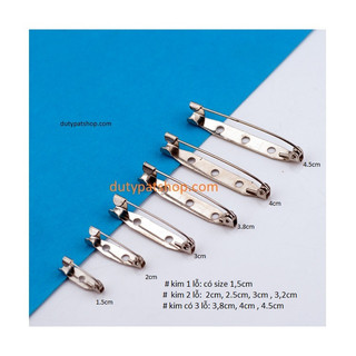 10-50 kim cài, kim làm hoa cài áo, kim băng đủ size 1.5cm, 2cm, 2.5cm, 3cm, 3.2cm,3,8cm, 4cm, 4,5cm