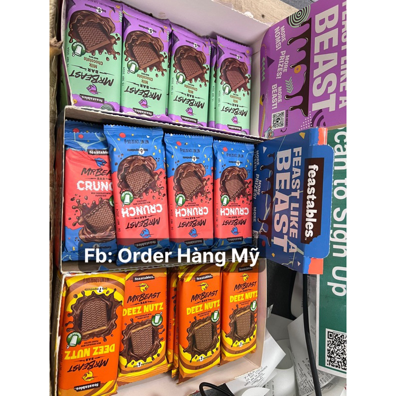 2 Thanh SOCOLA MRBEAST MINI 35g 190K