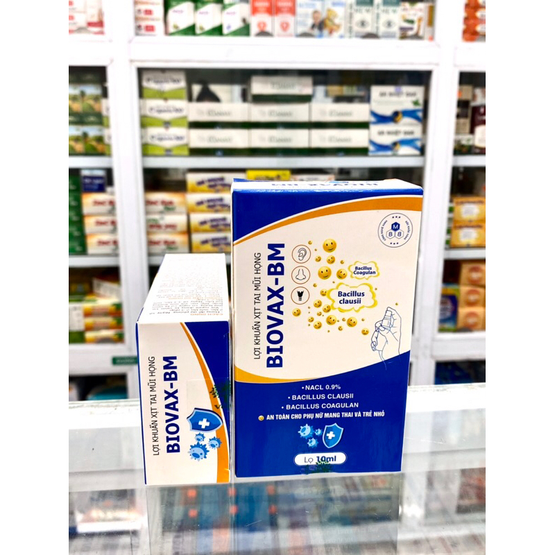 Lợi Khuẩn Xịt Tai Mũi Họng Biovax - BM Lọ 10ml