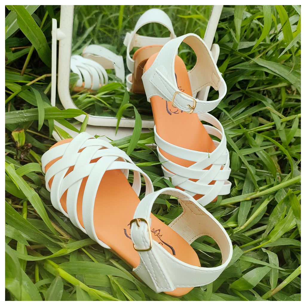 Dép cho bé gái - Sandal rọ 01 phối 3 mầu đáng yêu thời trang cho bé - M30