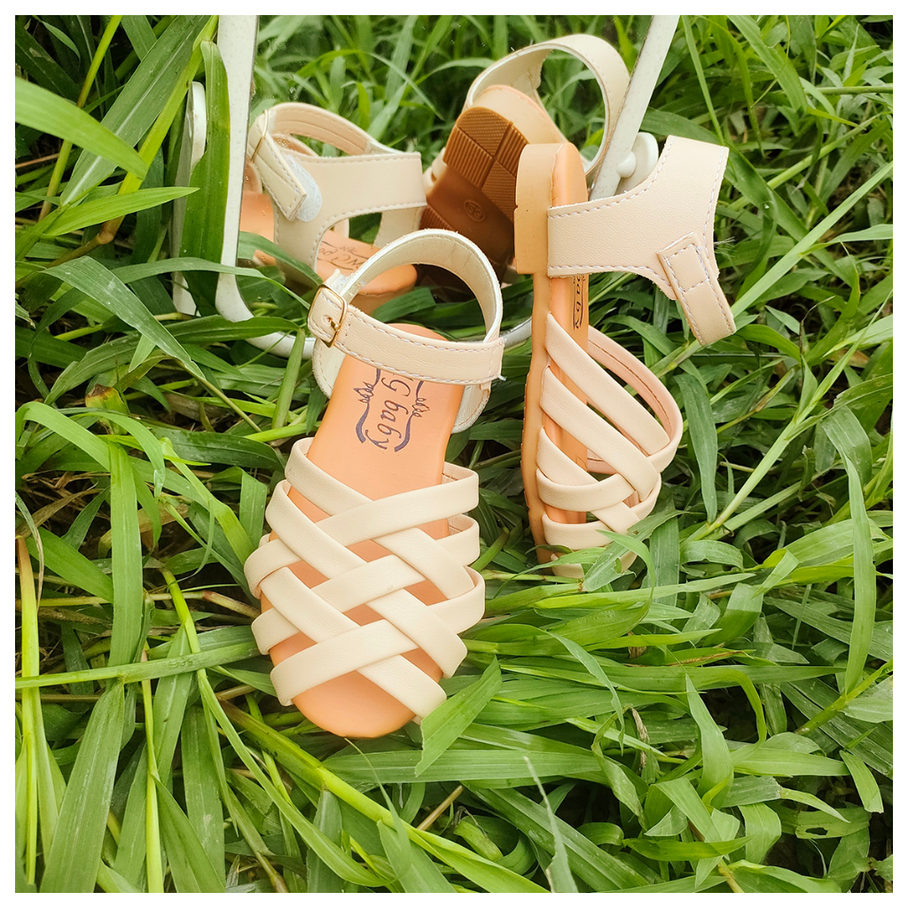 Dép cho bé gái - Sandal rọ 01 phối 3 mầu đáng yêu thời trang cho bé - M30