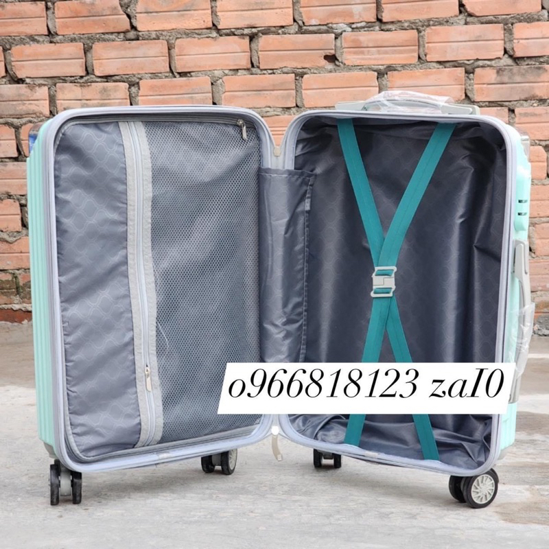 Mvali size 24: chống xước ,chống trầy. abs+pc siêu bền. bánh quay 360 độ
