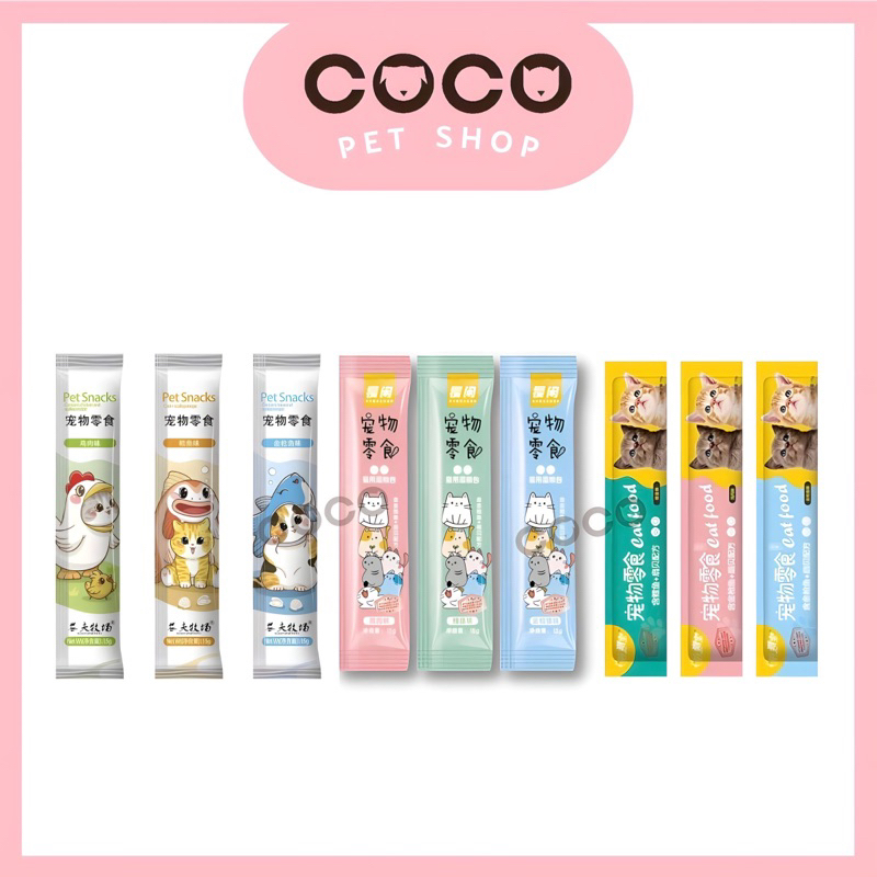 Combo 100 thanh súp thưởng SHIZUKA | PETSNACKS | CATFOOD cho mèo 15g