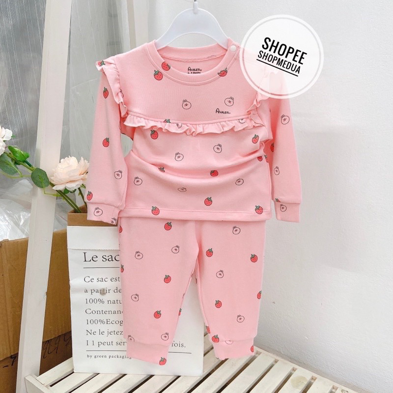 Bộ Nỉ Nhung Avaler Dày Dặn Cho Bé 9m-4y