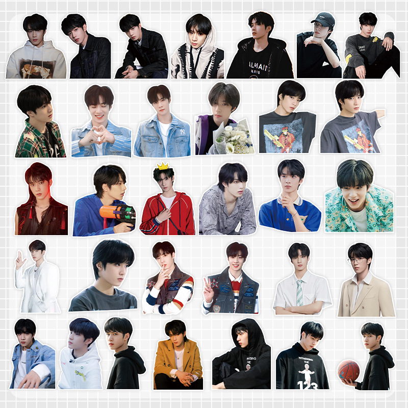 Hộp sticker Triệu Lộ Tư Hộp nhựa 120 miếng hình dán Sticker