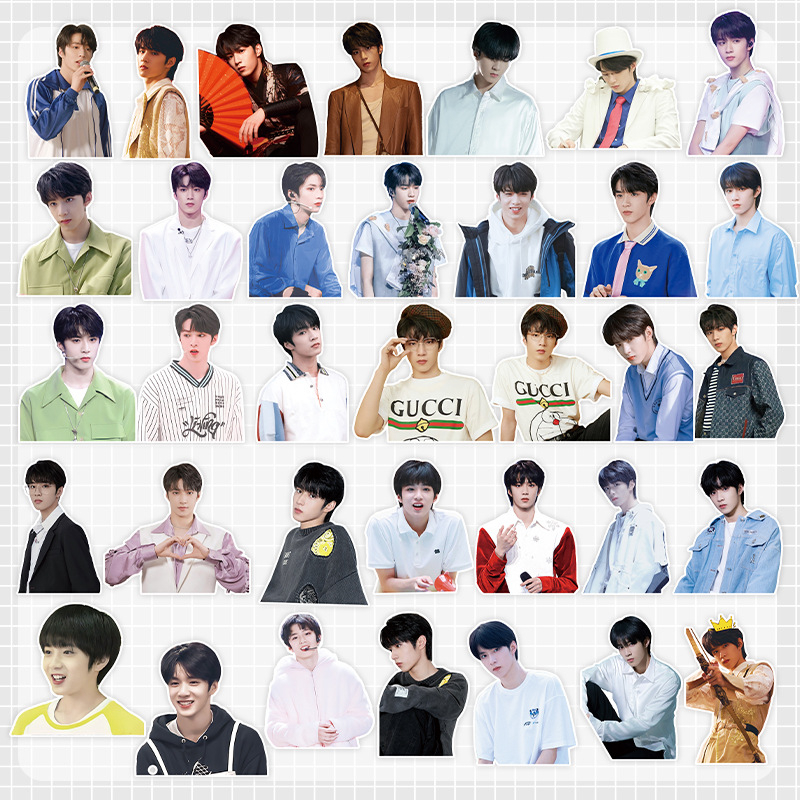 Hộp sticker Triệu Lộ Tư Hộp nhựa 120 miếng hình dán Sticker