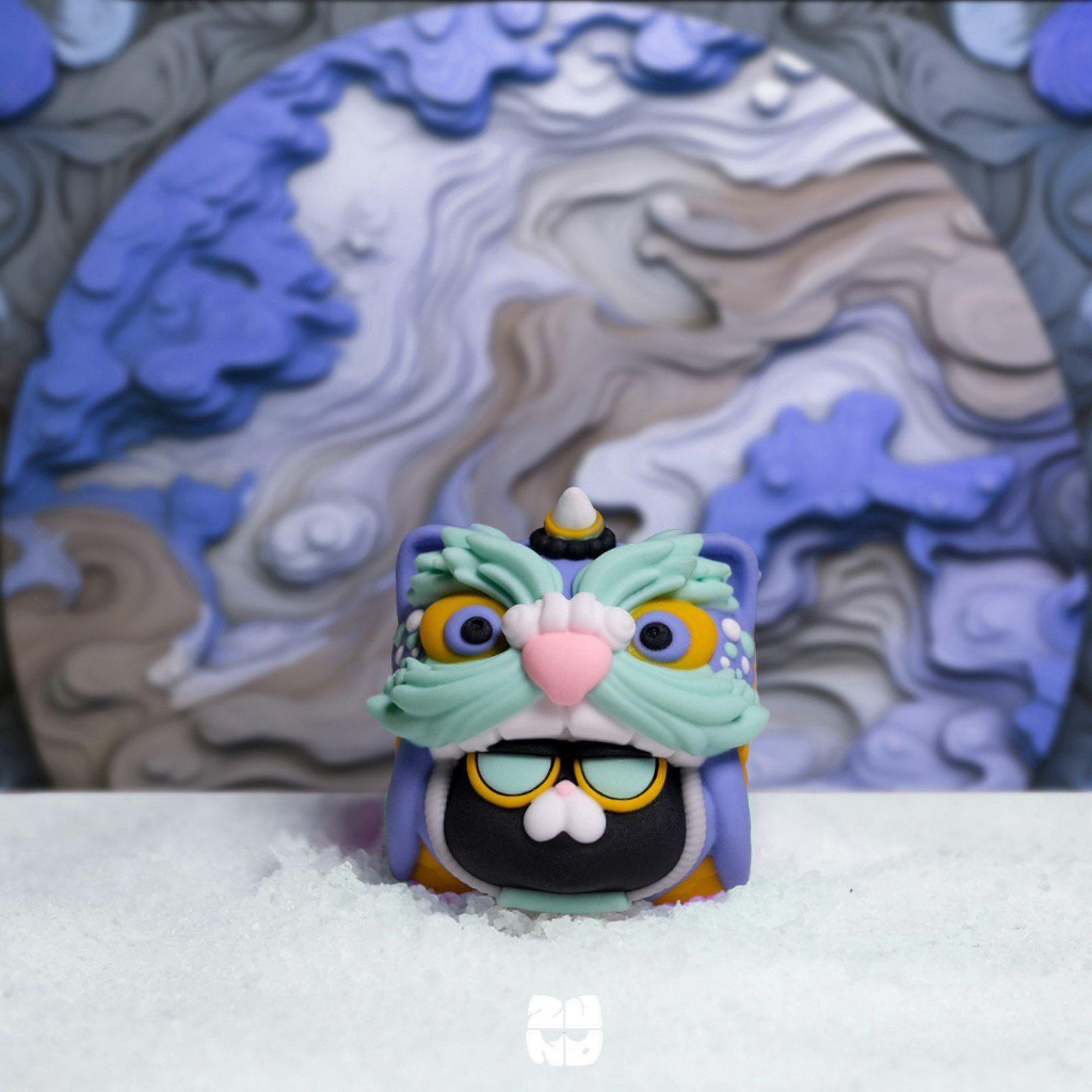 Keycap Artisan bàn phím cơ ZunoStudio Lion Dance - Hàng chính hãng