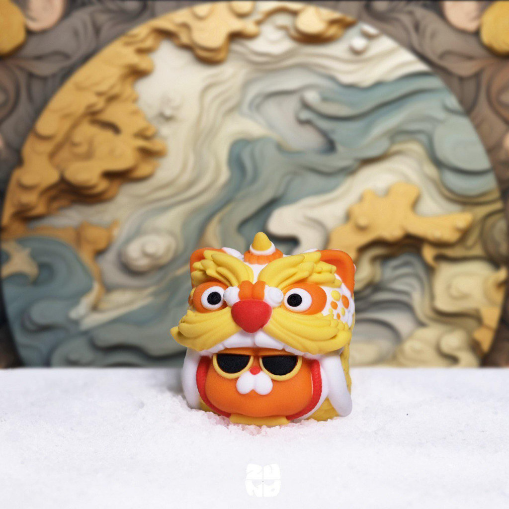 Keycap Artisan bàn phím cơ ZunoStudio Lion Dance - Hàng chính hãng