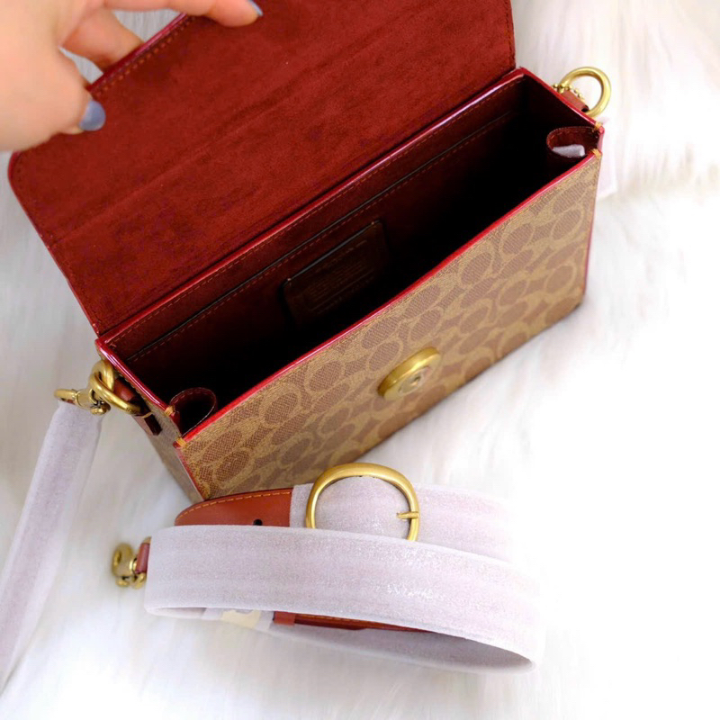 📛RẺ VÔ ĐỊCH📛TÚI C TABBY BOX SLING BAG NỮ ĐEO CHÉO