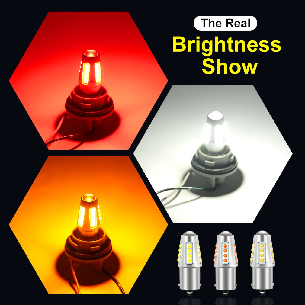 Cree 3030 1 bóng đèn 1156 BA15S BAU15S, 1157 BAY15D, T20 7440 7443 gắn đèn phanh, xi nhan ô tô siêu sáng