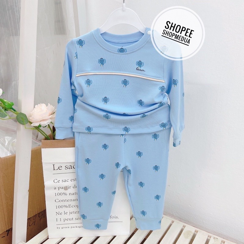 Bộ Nỉ Nhung Avaler Dày Dặn Cho Bé 9m-4y