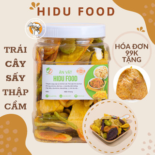 Hộp 400gr Trái cây sấy khô giảm cân thập cẩm HiDuFood