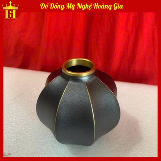 Lọ hoa decor bằng đồng đẹp