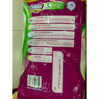 [Chính hãng] Tã quần Bobby size M 120 miếng /L 96 miếng