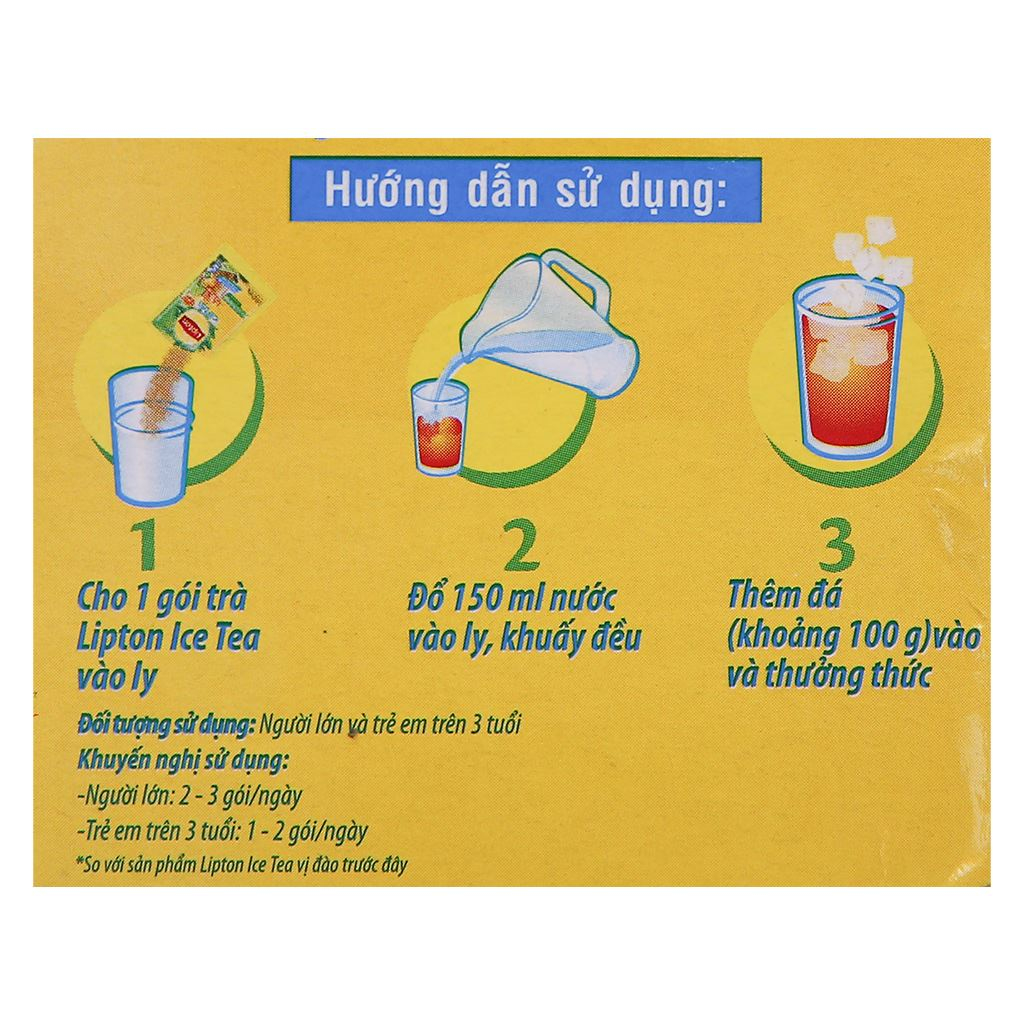 Trà Lipton Icetea Đào mẫu mới