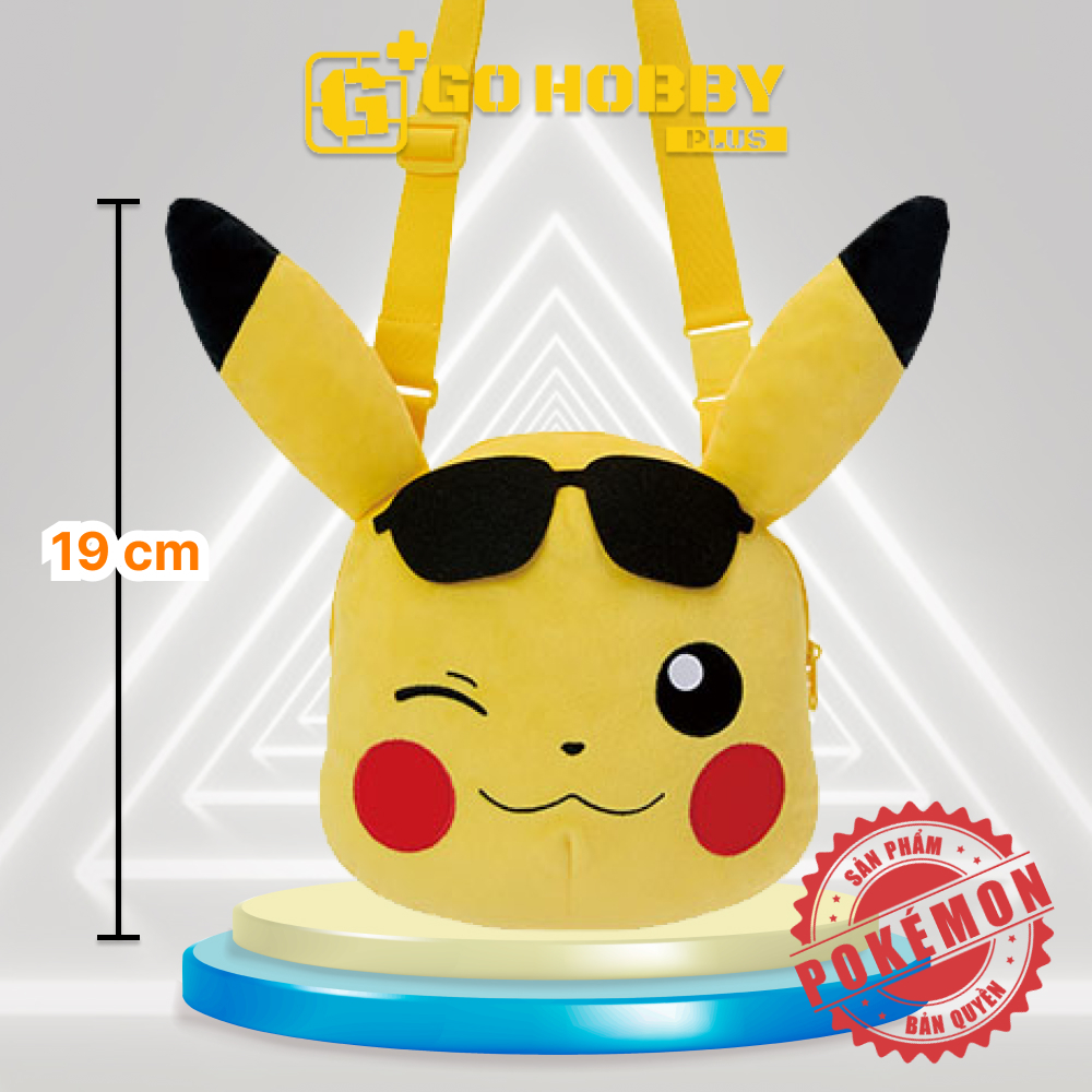 BANPRESTO | Túi đeo thú bông Pikachu| POKÉMON PLUSH SHOULDER BAG POKEMON SUMMER～PIKACHU～