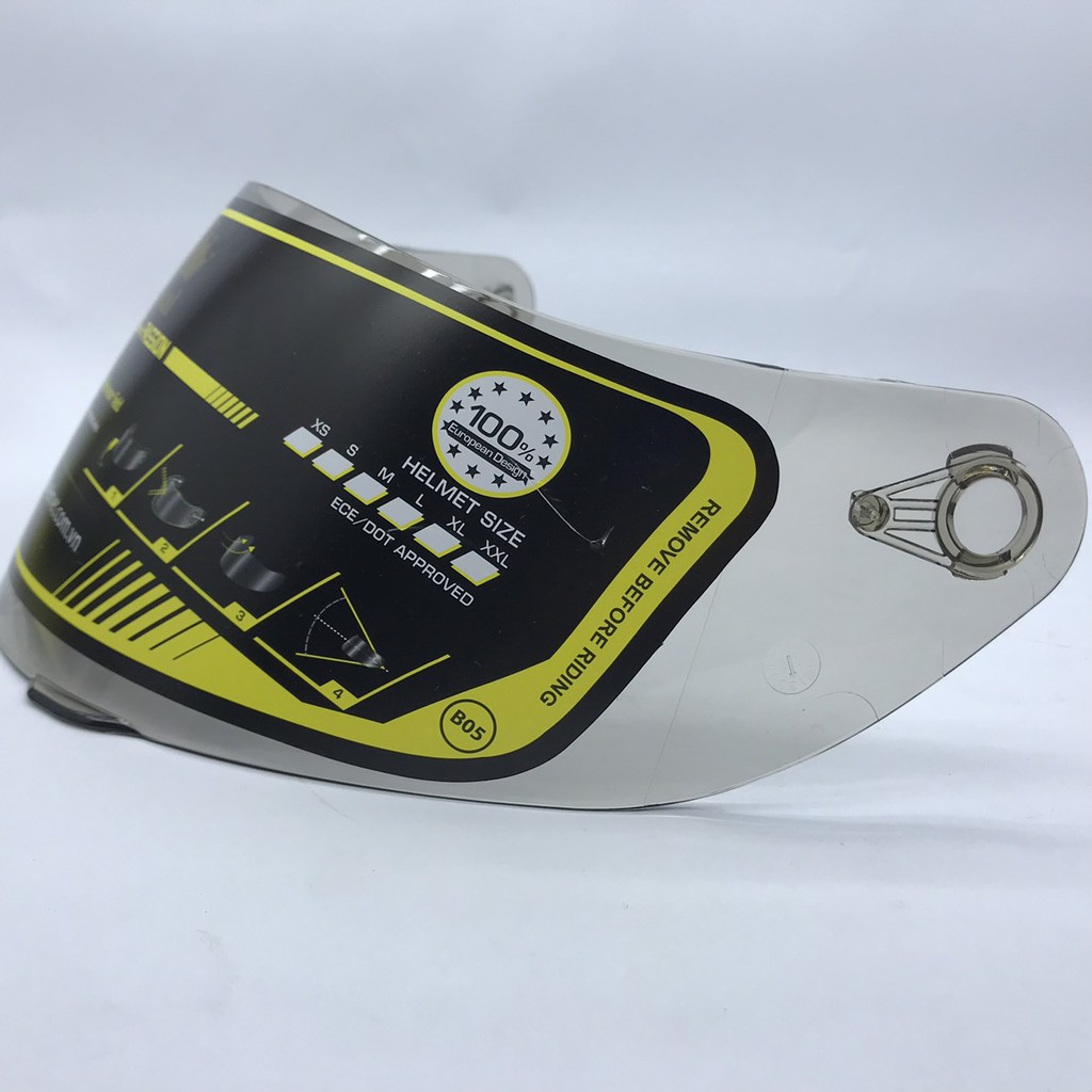 Kính thay thế mũ bảo hiểm royal M179/ M138/ M138B/ M168/ M266 -ROC03/040/05- Có kính khói , Trắng , Tráng gương , 7màu