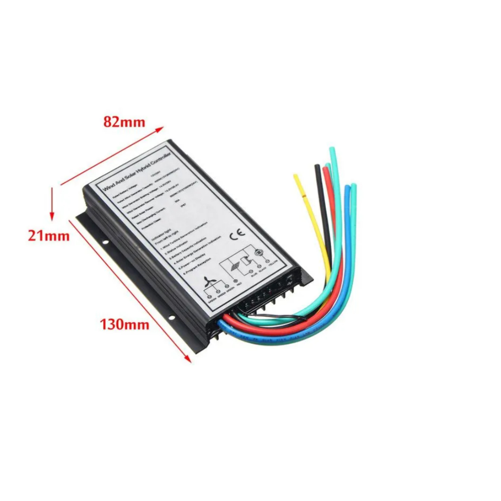 ĐIỀU KHIỂN SẠC tuabin gió 400/800 W kết hợp 500/1000 W Năng Lượng Mặt Trời