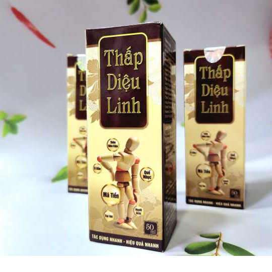combo 3 chai CHAI XỊT Thấp Diệu Linh 50ML hỗ trợ giảm triệu chứng đau nhức xương khớp do thoái hoá khớp