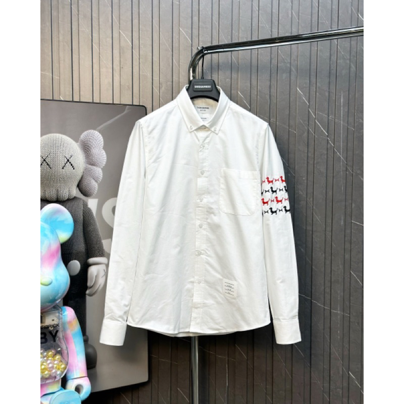 - SƠ MI THOM BROWNE - SƠ MI THOM THÊU CÚN VẢI OXFORD HOTTREND 2023 HÀNG CAO CẤP CHUẨN LOẠI 1
