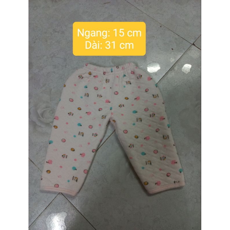 Quần dài hàng si, 2hand cho bé trai/ bé gái, vải bông dày, mặc ấm