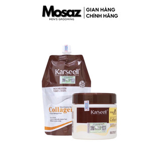 Kem ủ tóc phục hồi siêu mượt Collagen KARSEELL Maca 500ml, tóc đẹp chuẩn salon ngay tại nhà