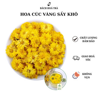 Hoa cúc vàng sấy lạnh loại đẹp nguyên bông Bách Hoá Trà