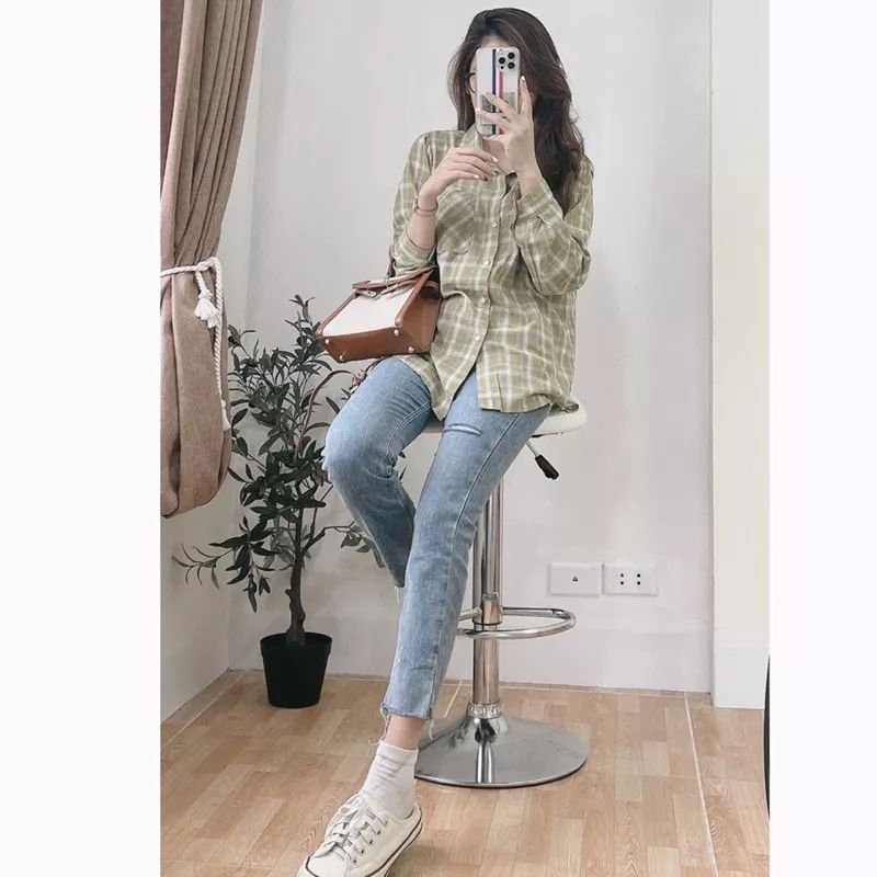 Áo sơ mi caro nhiều màu