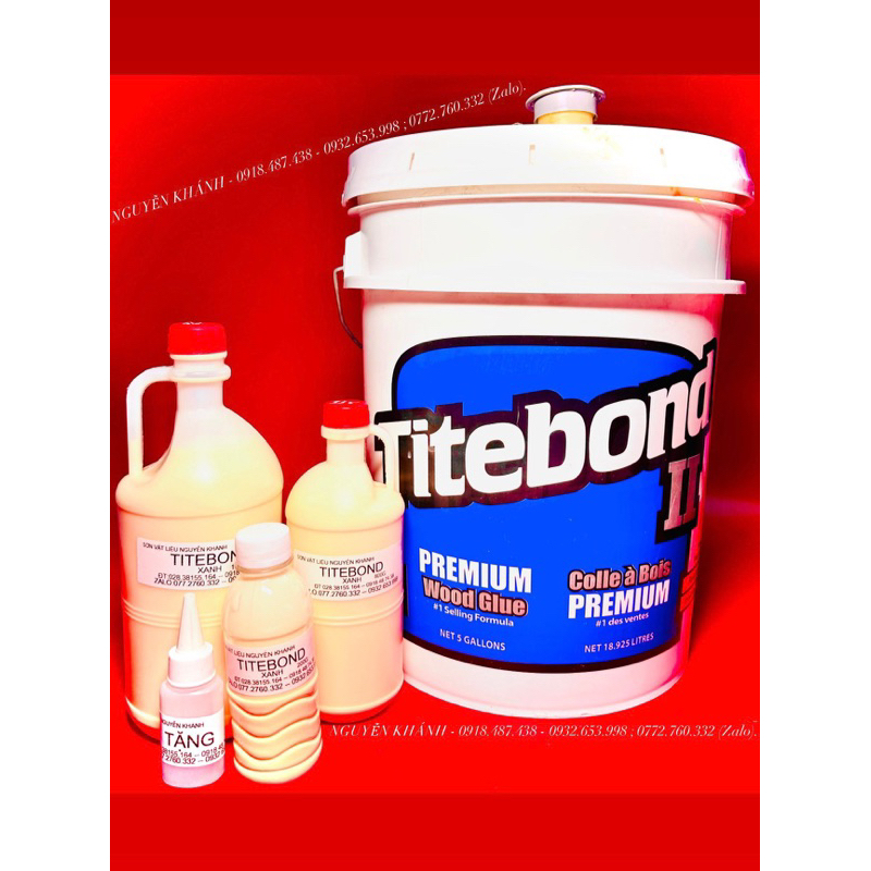 Keo dán gỗ, keo Titebond II Premium Wood Glue
