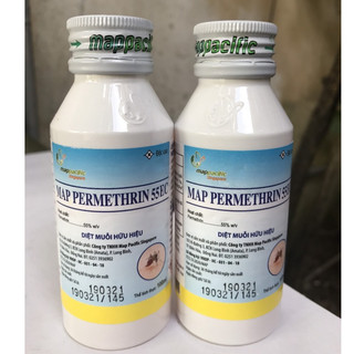 Thuốc xịt muỗi y tế Map Permethrin 55EC chai 100ml thuốc diệt muỗi kiến gián thuốc diệt muỗi nhập khẩu