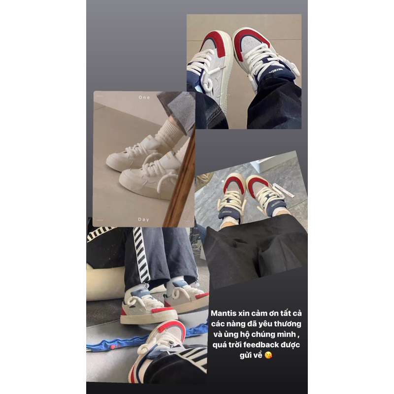 Giày dây thừng mũi tròn bản cao cấp fullbox-Sneaker dây thừng