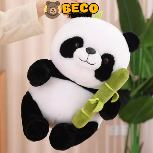 Gấu bông gấu trúc panda ôm tre nhồi bông dễ thương đáng yêu