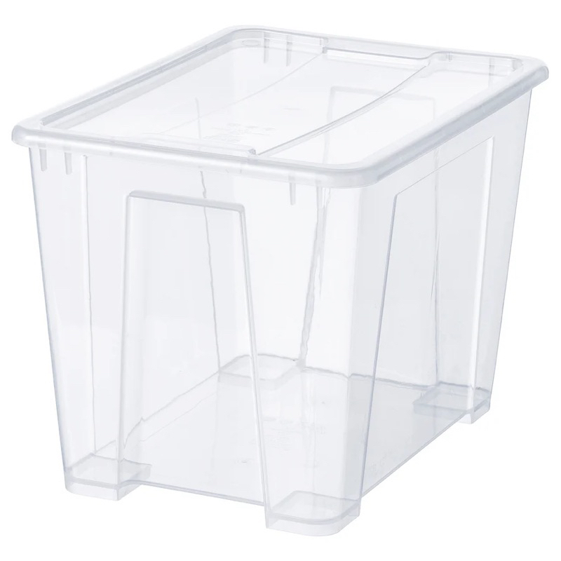 Hộp nhựa 22L 39x28x28 SAMLA IKEA chính hãng