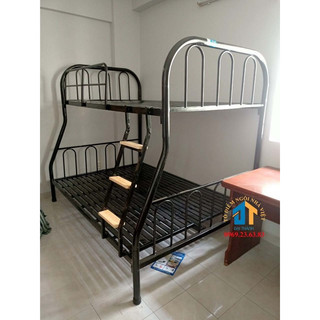 Giường sắt 2 tầng trên 1m2 dưới 1m6 Đại Thành
