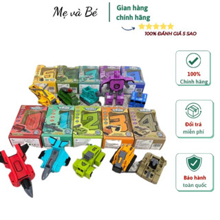 Đồ chơi lắp ghép bộ chữ số biến hình LOẠI LỚN NHẤT từ 0 đến 9, Ghép hình robot số 1-4 và 5-9 kích thích sáng tạo