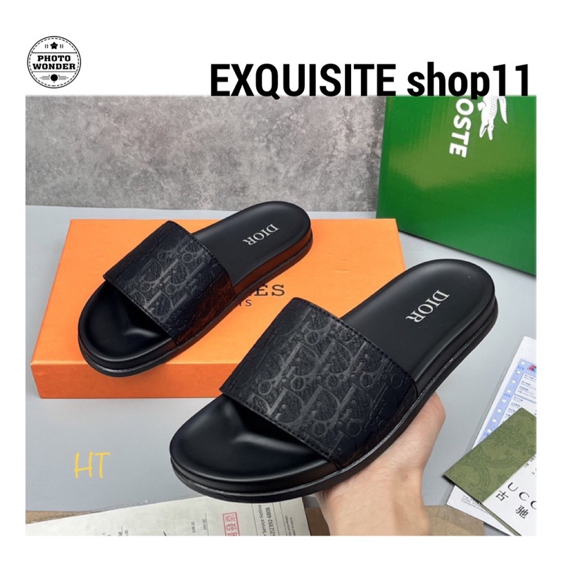 Dép quai ngang DI.OR dành cho nam hot nhất hè 2023 full bil vs box!