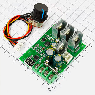 Mạch điều chỉnh tốc độ động cơ PWM DC 30A hiển Thị LED