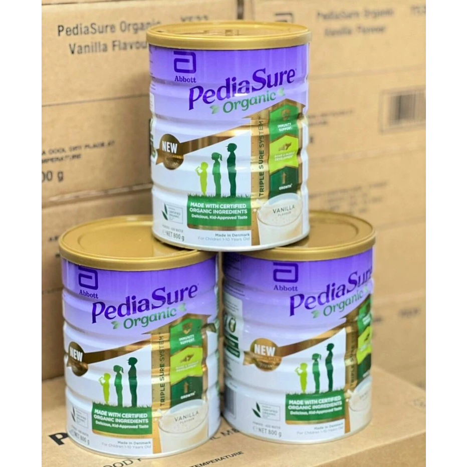 [DATE 4.2024] Sữa PEDIASURE ORGANIC hữu cơ nội địa Úc lon 800g