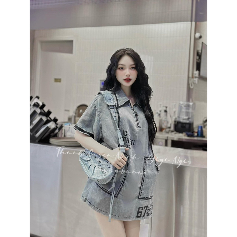 Đầm jean kiểu cao cấp