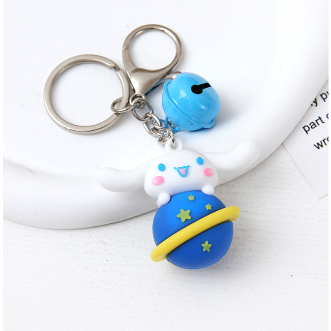 Móc Chìa Khóa Hoạt Hình Mặt Dây Chuyền Nữ Cô Gái Dễ Thương Trái Tim Thỏ đáng yêu