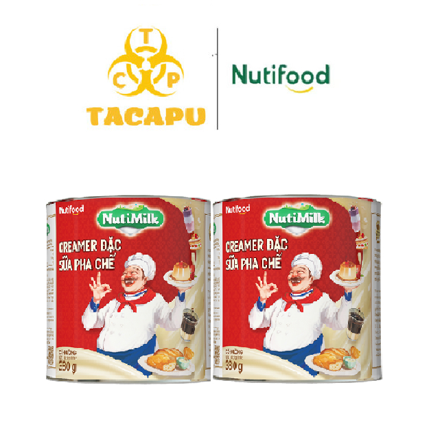 Combo 3 Lon Sữa đặc có đường Nuti Lon 380g - Thương Hiệu NUTIFOOD - TACAPU