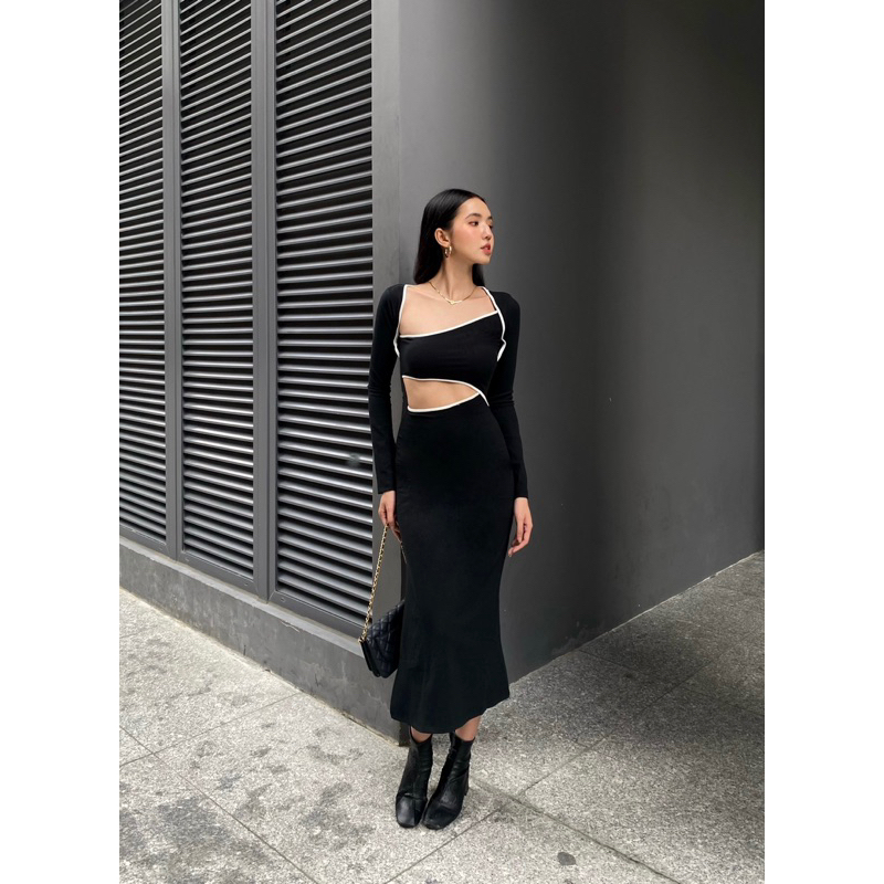 HINWORKSHOP | Váy dài ôm body Alena Cut Out Long Dress