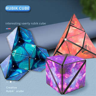 Khối rubik 3D biến 72 hình dạng Galaxy, rubik ma thuật từ tính giúp bé phát triển trí thông minh hình học