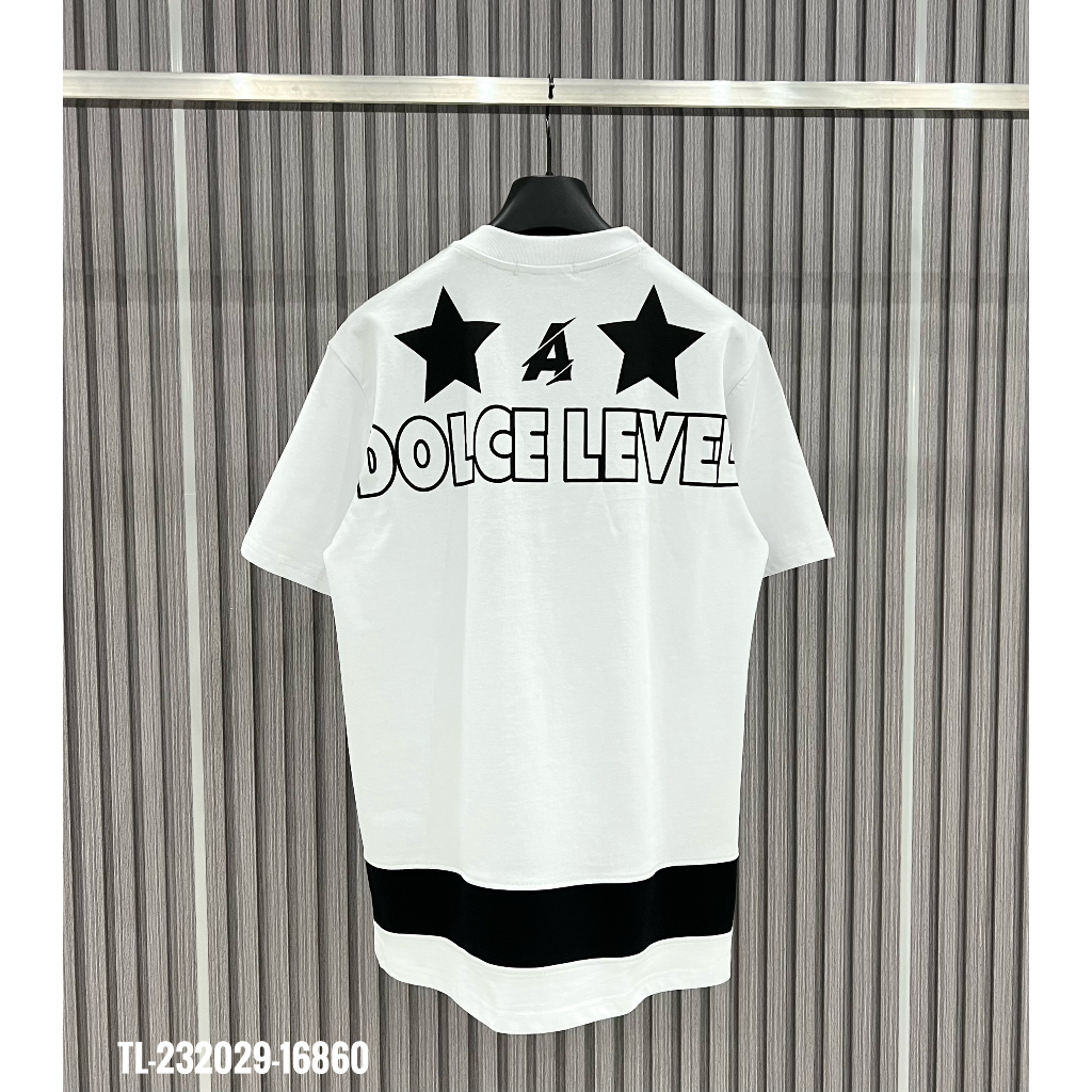 🔥Hot🔥Áo thun Dolce level hình sao phối 2 màu thiết kế hot trend cặp đôi Nam nữ New 2023