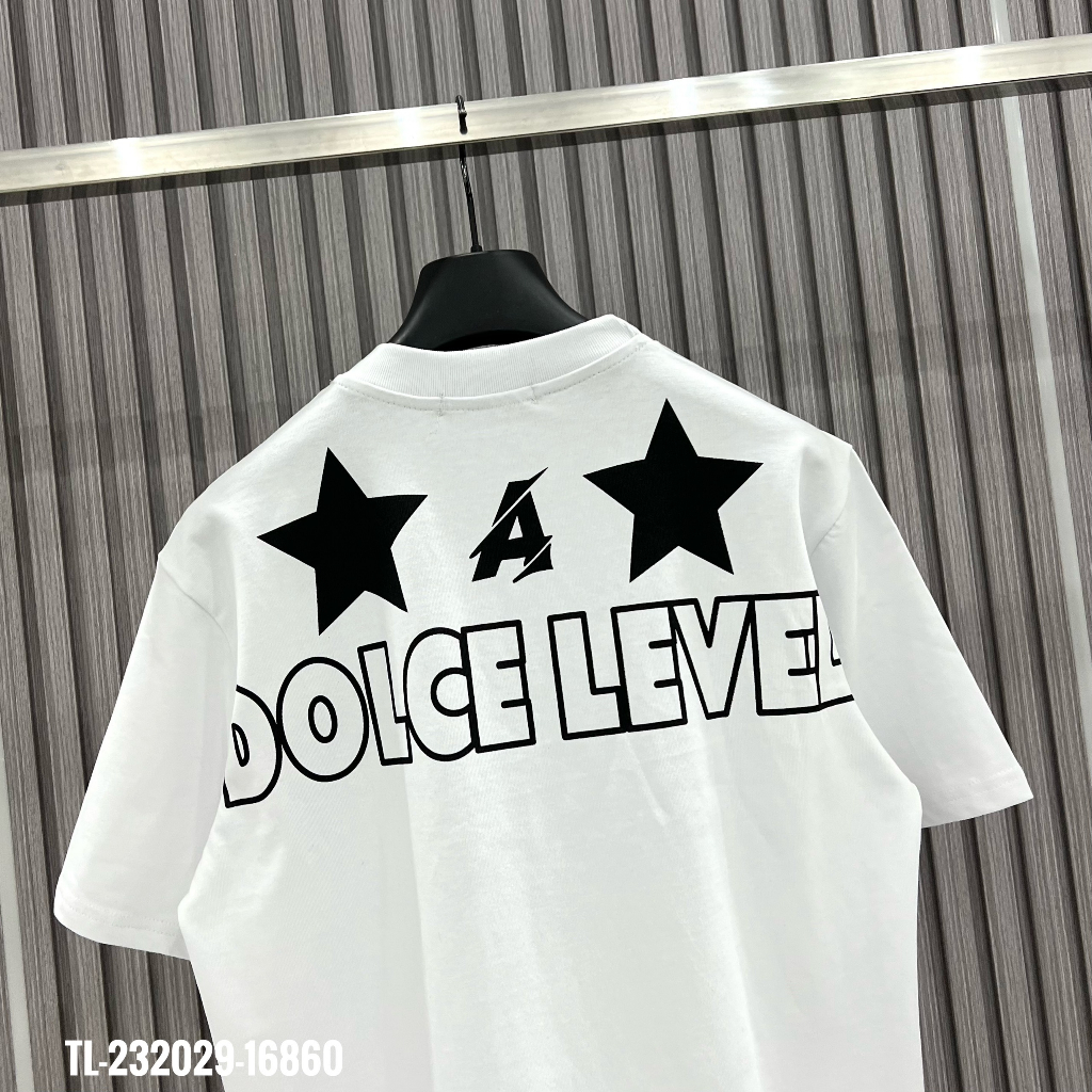 🔥Hot🔥Áo thun Dolce level hình sao phối 2 màu thiết kế hot trend cặp đôi Nam nữ New 2023